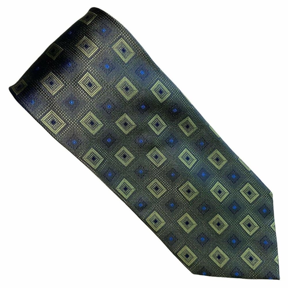 Martin Wong Screenplay Classic Wide Green Necktie